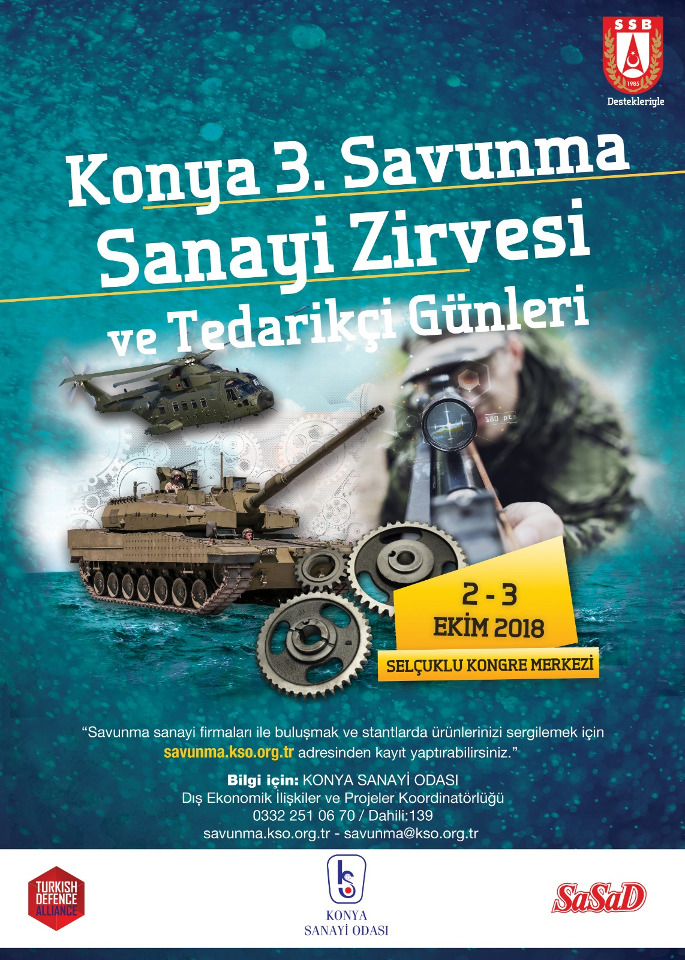 Konya 3. Savunma Sanayi Zirvesi ve Tedarikçi Günleri